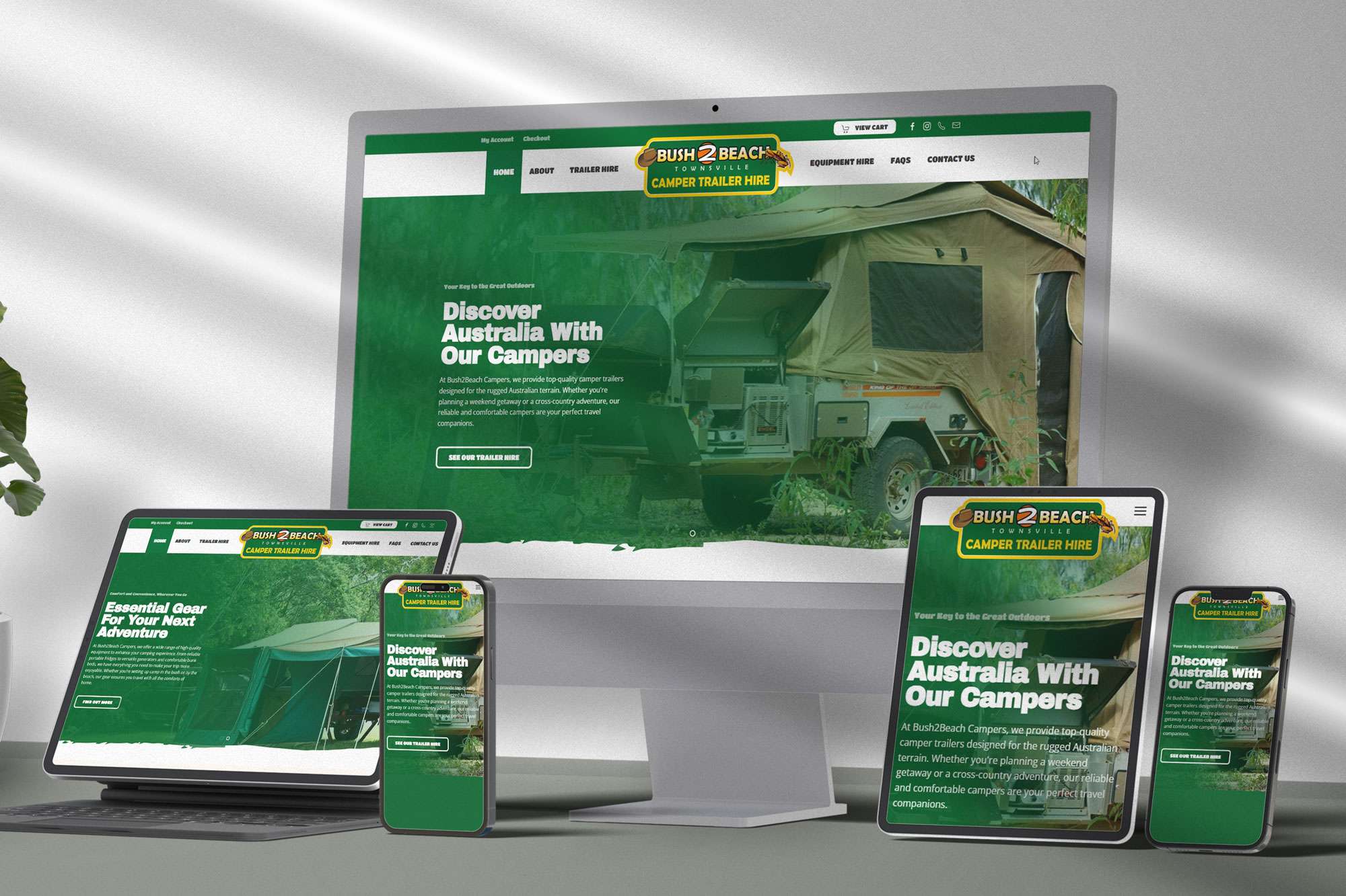 Bush 2 Beach Camper Trailer Hire