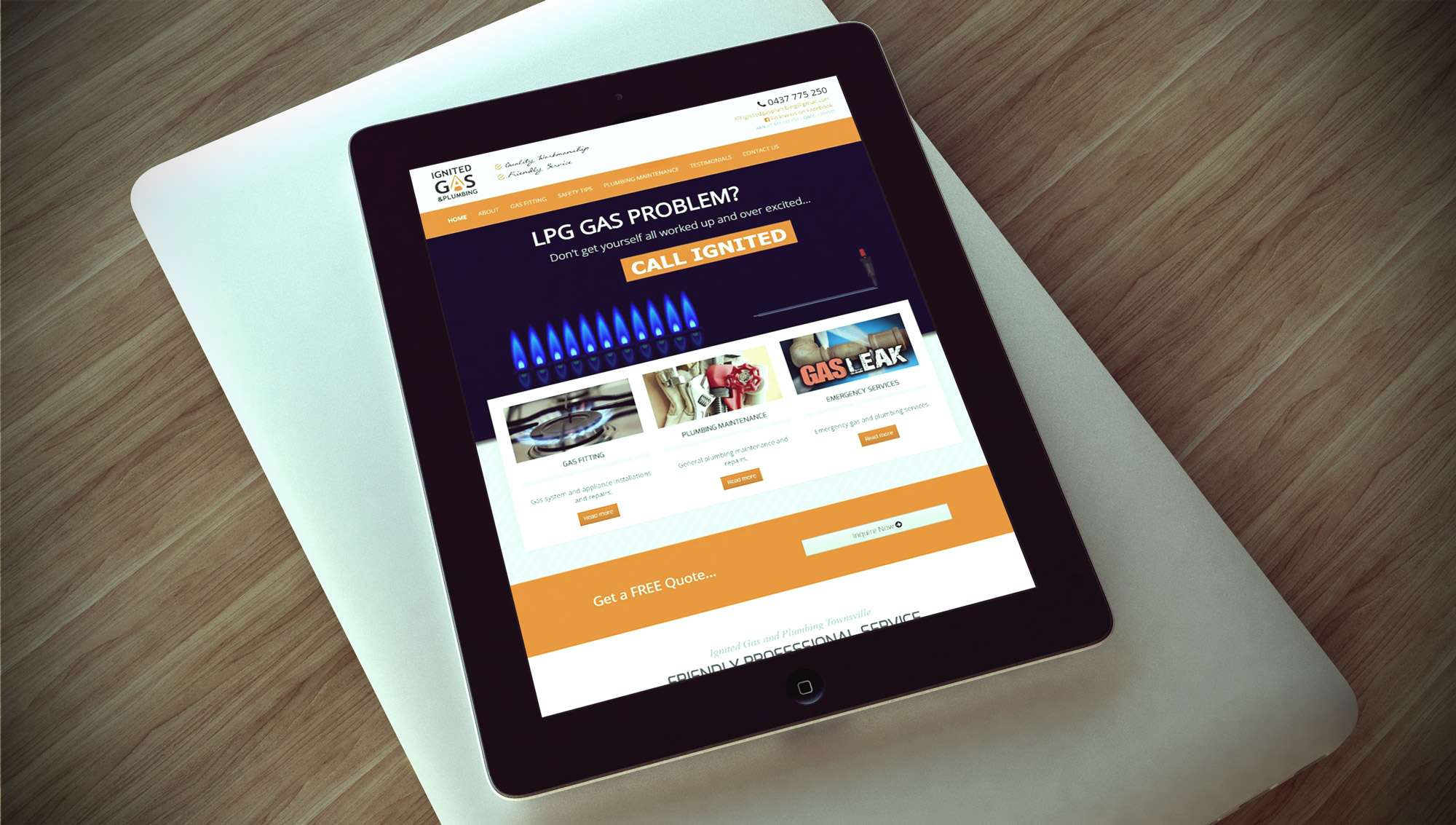 Ignited Gas and Plumbing