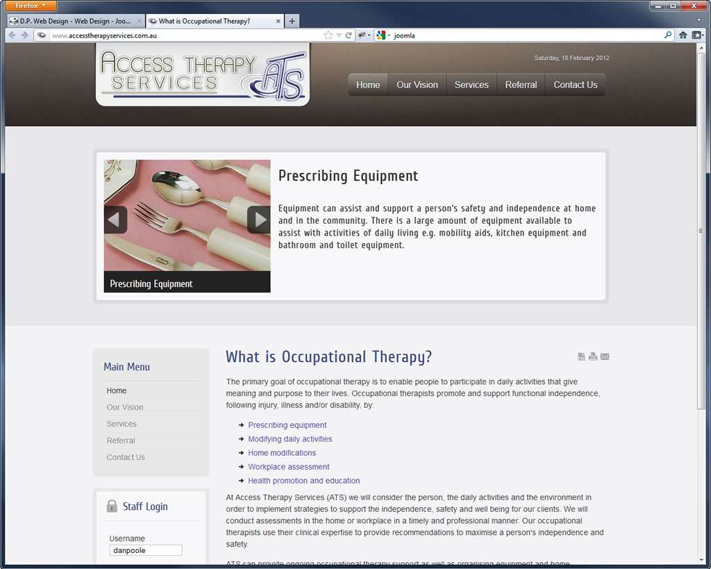 Access Therapy Services (2010 Design)