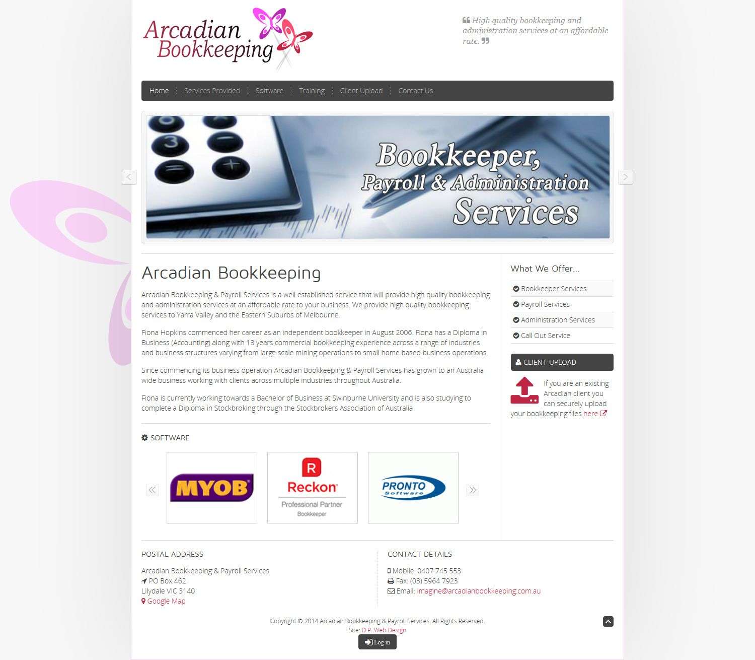 Arcadian Bookkeeping