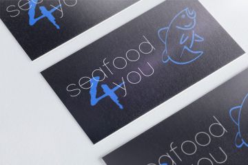 Seafood 4 You Logo Mock-up Seafood 4 You Logo Mock-up