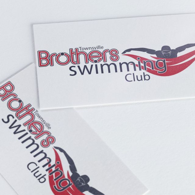 Townsville Brothers Swimming Club Logo Mock-up
