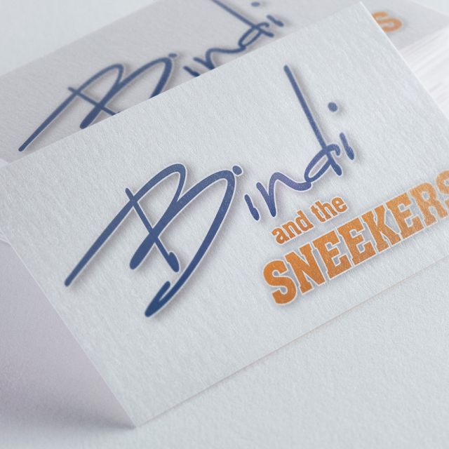 Bindi & The Sneekers Logo Mock-up
