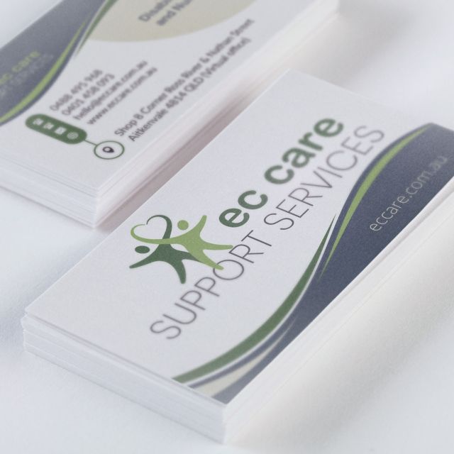 EC Care Support Services Logo Mock-up