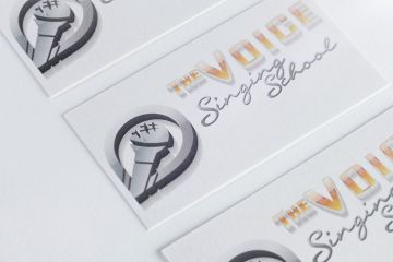 The Voice Singing School Logo Mock-up