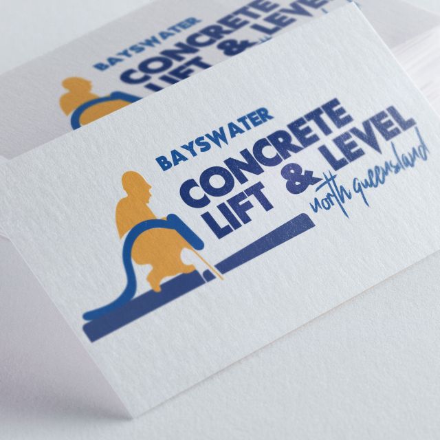 Bayswater Concrete Lift & Level NQ Logo Mock-up