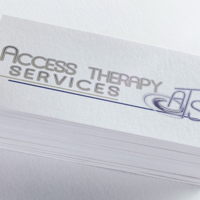 Access Therapy Services Logo Mock-up