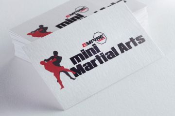 Mini Martial Arts Logo Mock-up Mini Martial Arts Logo Mock-up