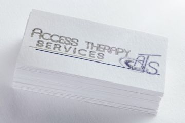 Access Therapy Services Logo Mock-up