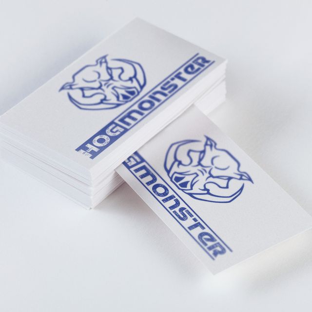 Hog Monster Logo Mock-up
