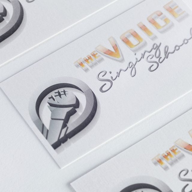 The Voice Singing School Logo Mock-up