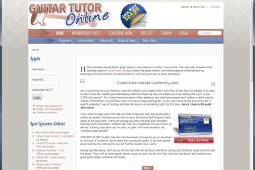 Guitar Tutor Online