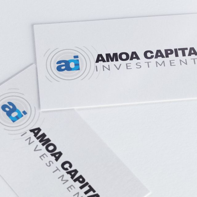 Amoa Capital Investments Logo Mock-up