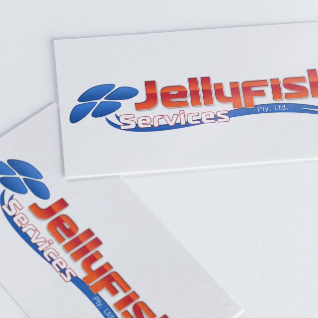 Jellyfish Services Logo Mock-up