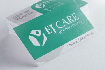 EJ Care Support Services Logo Mock-up EJ Care Support Services Logo Mock-up