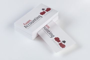 Evans Accounting Logo Mock-up