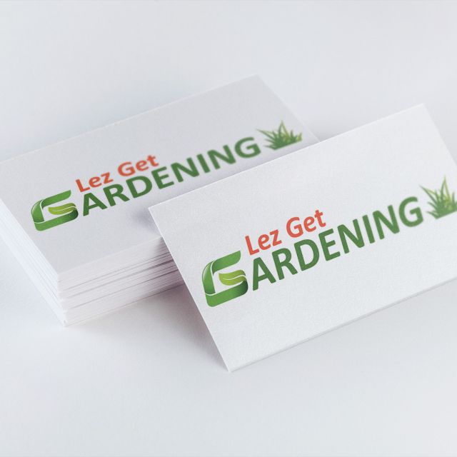 Lez Get Gardening Logo Mock-up