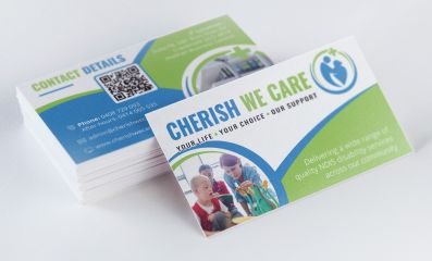 Cherish We Care Business Cards Cherish We Care Business Cards