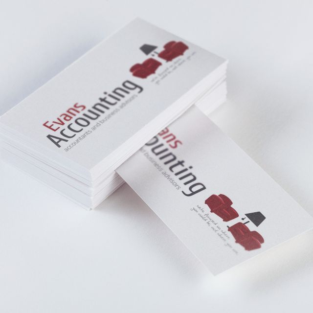 Evans Accounting Logo Mock-up