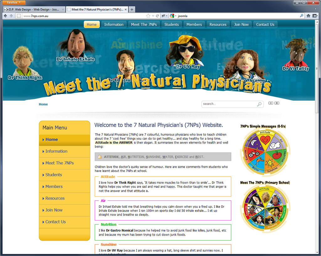The 7 Natural Physicians D.P.  Design