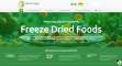 Click to view screenshot of Freeze Dried Foods website.