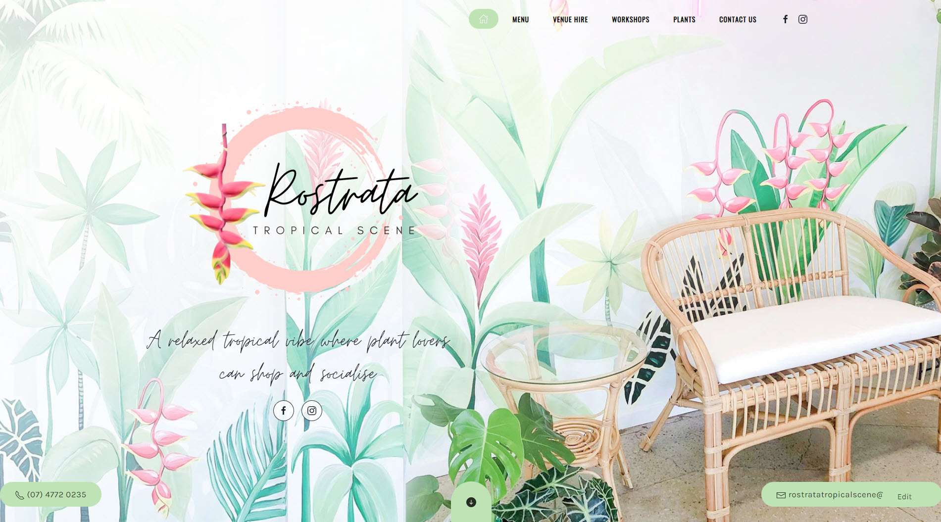 Rostrata Tropical Scene